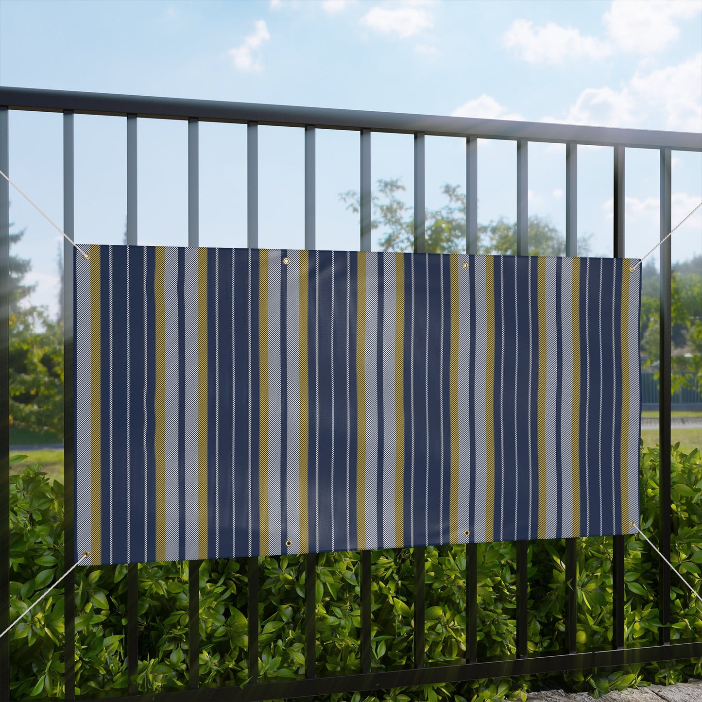 Banner | Yellow & Blue | Stripe