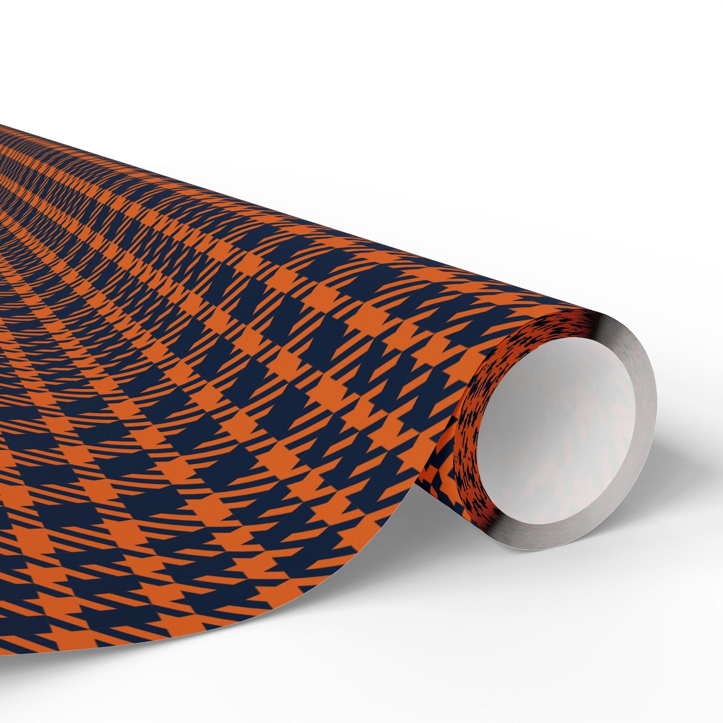 Gift Wrap | Orange & Blue | Tweed