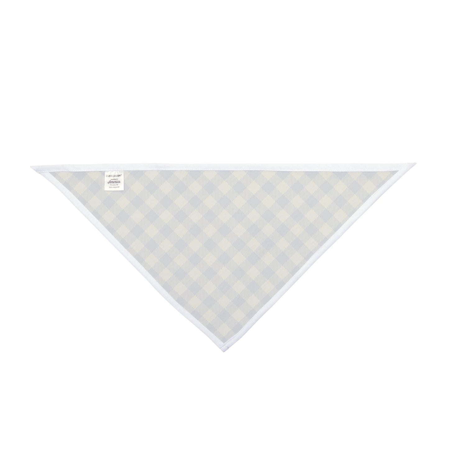 Pet Bandana | Blue & Gold | Gingham