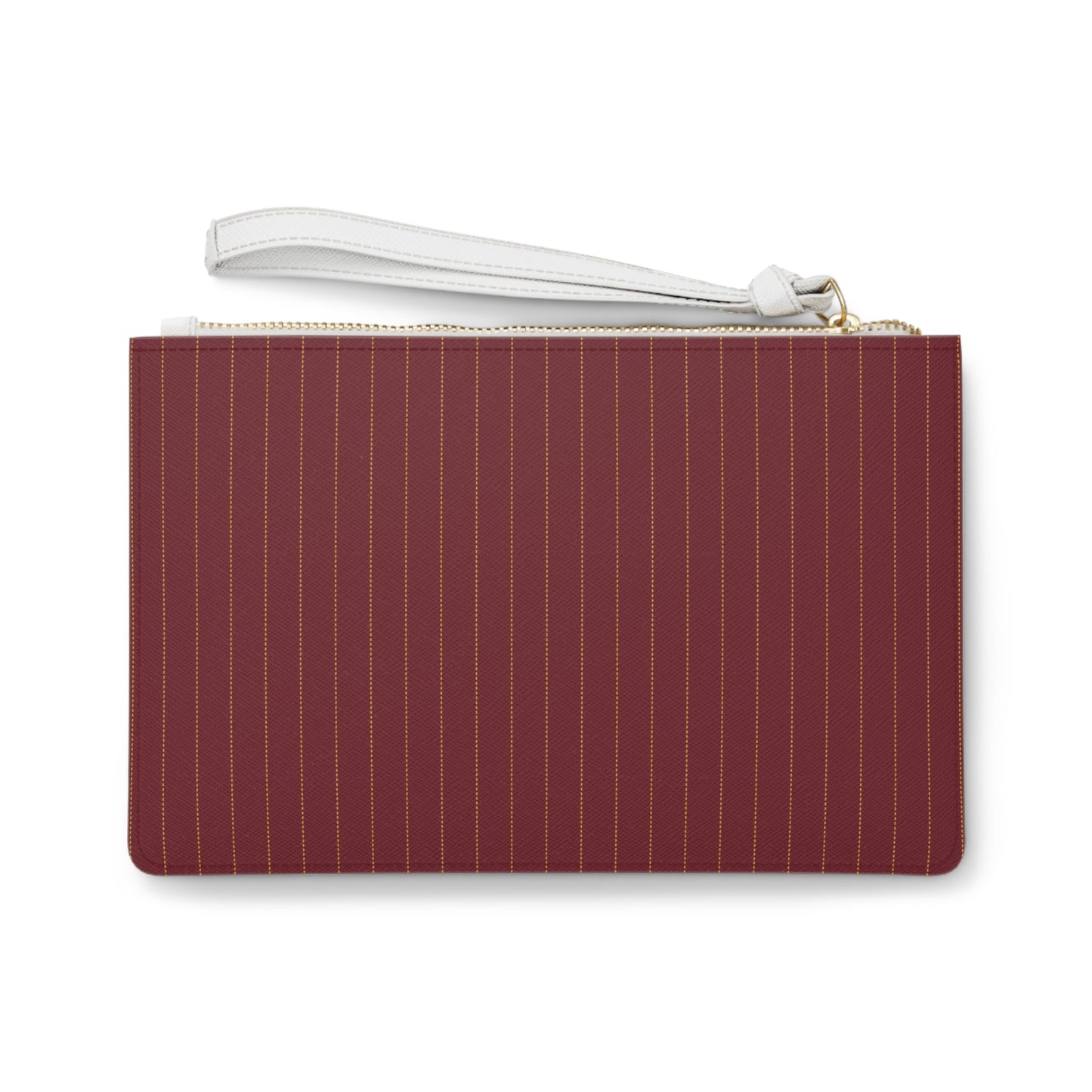 Clutch Bag | Red & Yellow | Pinstripe