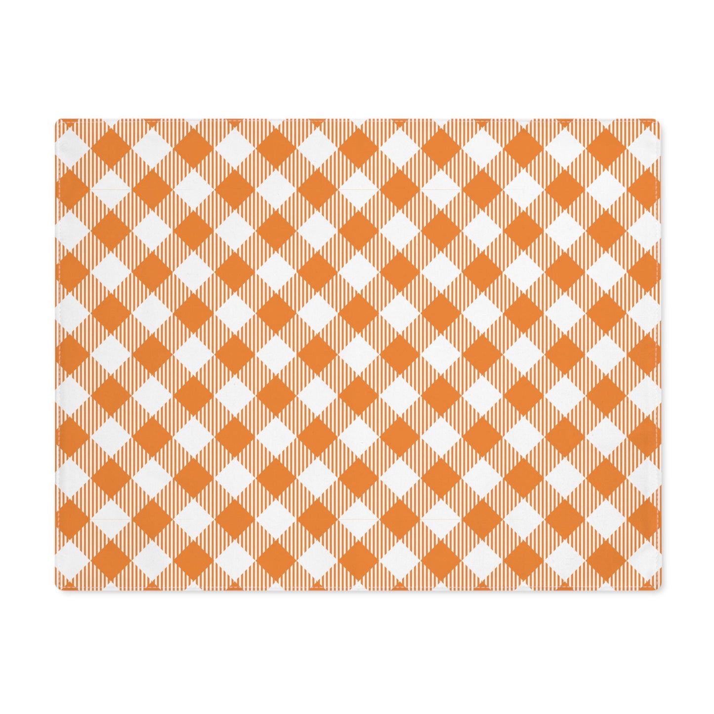 Placemat | Orange & White | Gingham