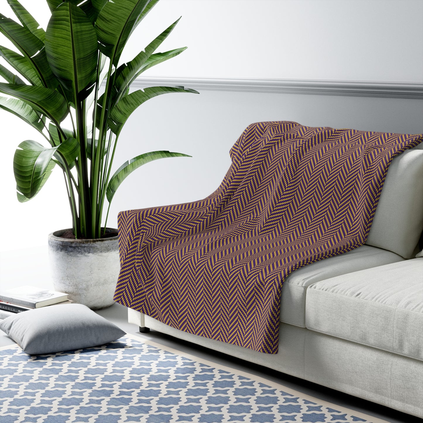 Sherpa Blanket | Baton Rouge, Louisiana | Herringbone