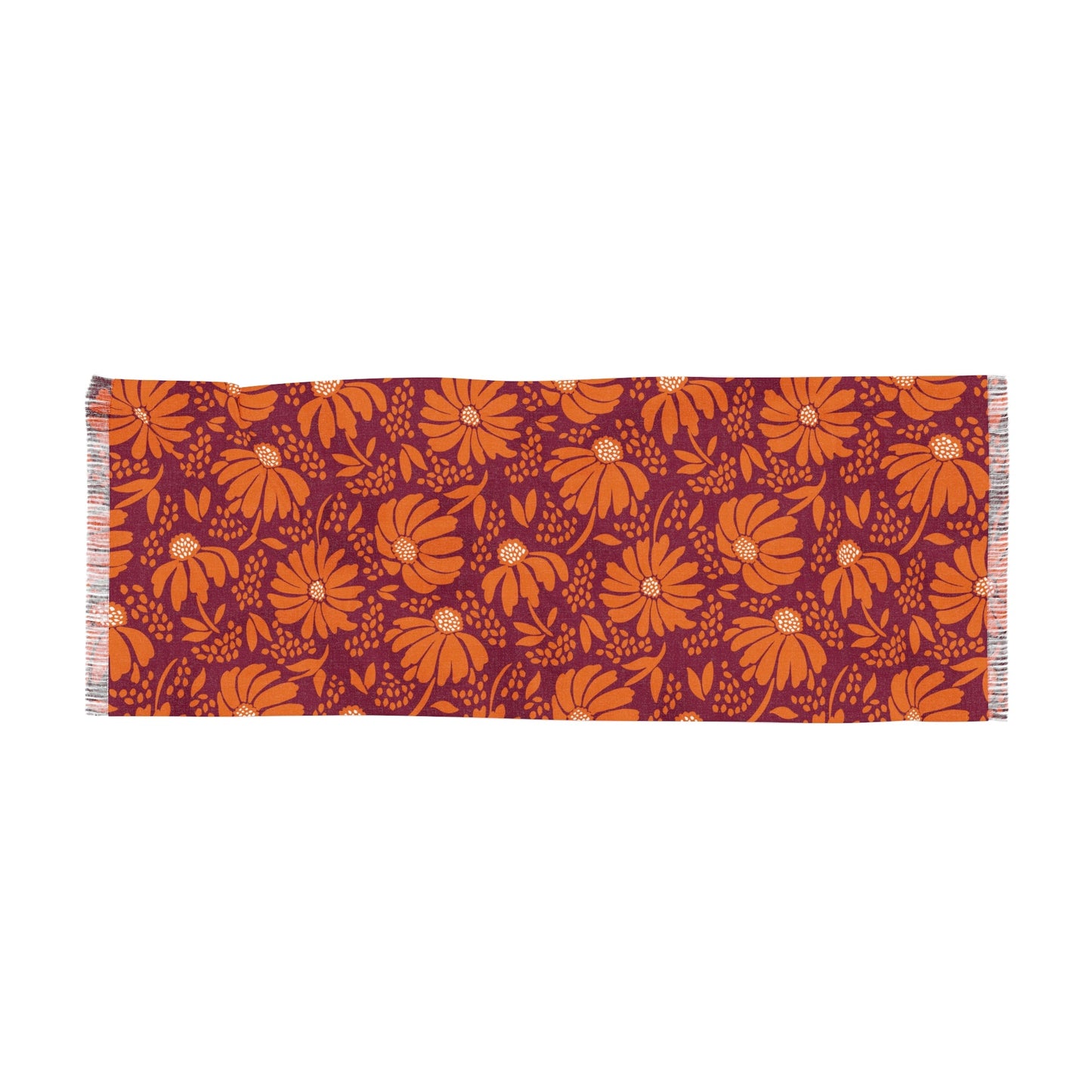 Scarf | Maroon & Orange | Bellis