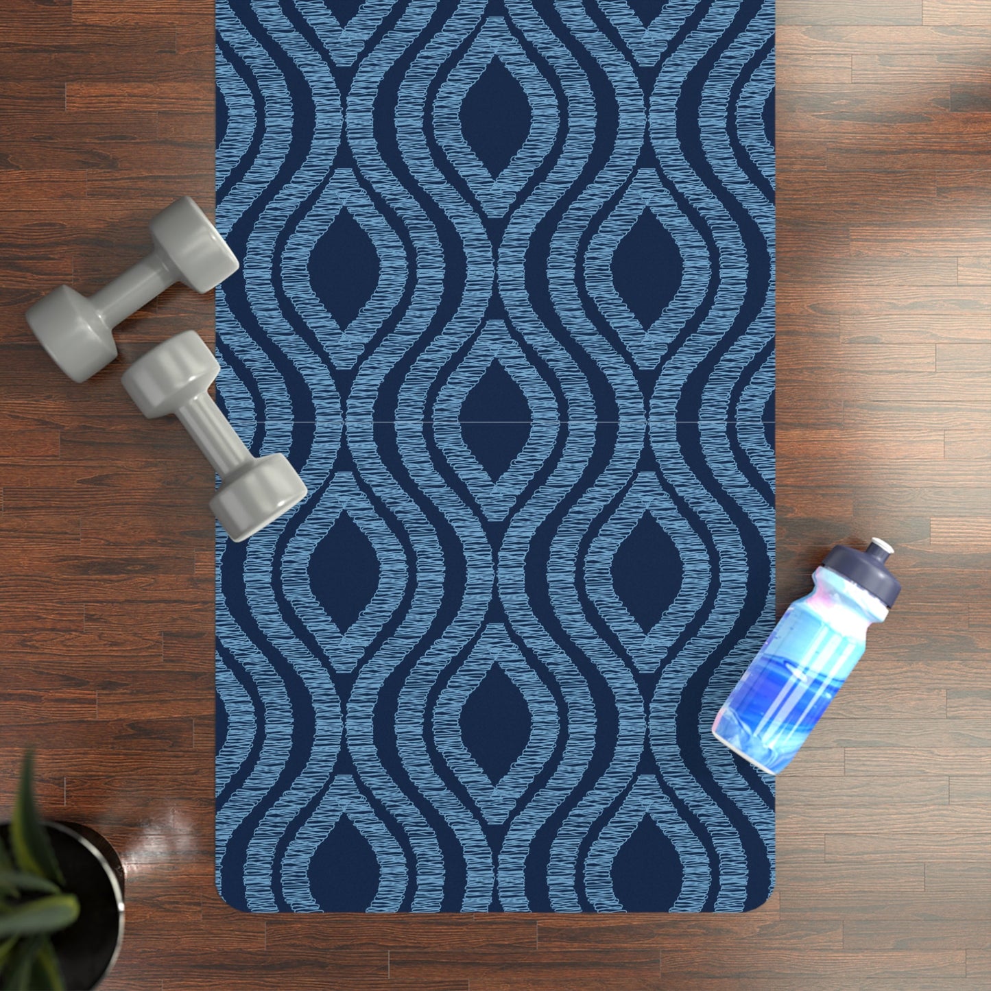 Yoga Mat | Light Blue & White | Ogee