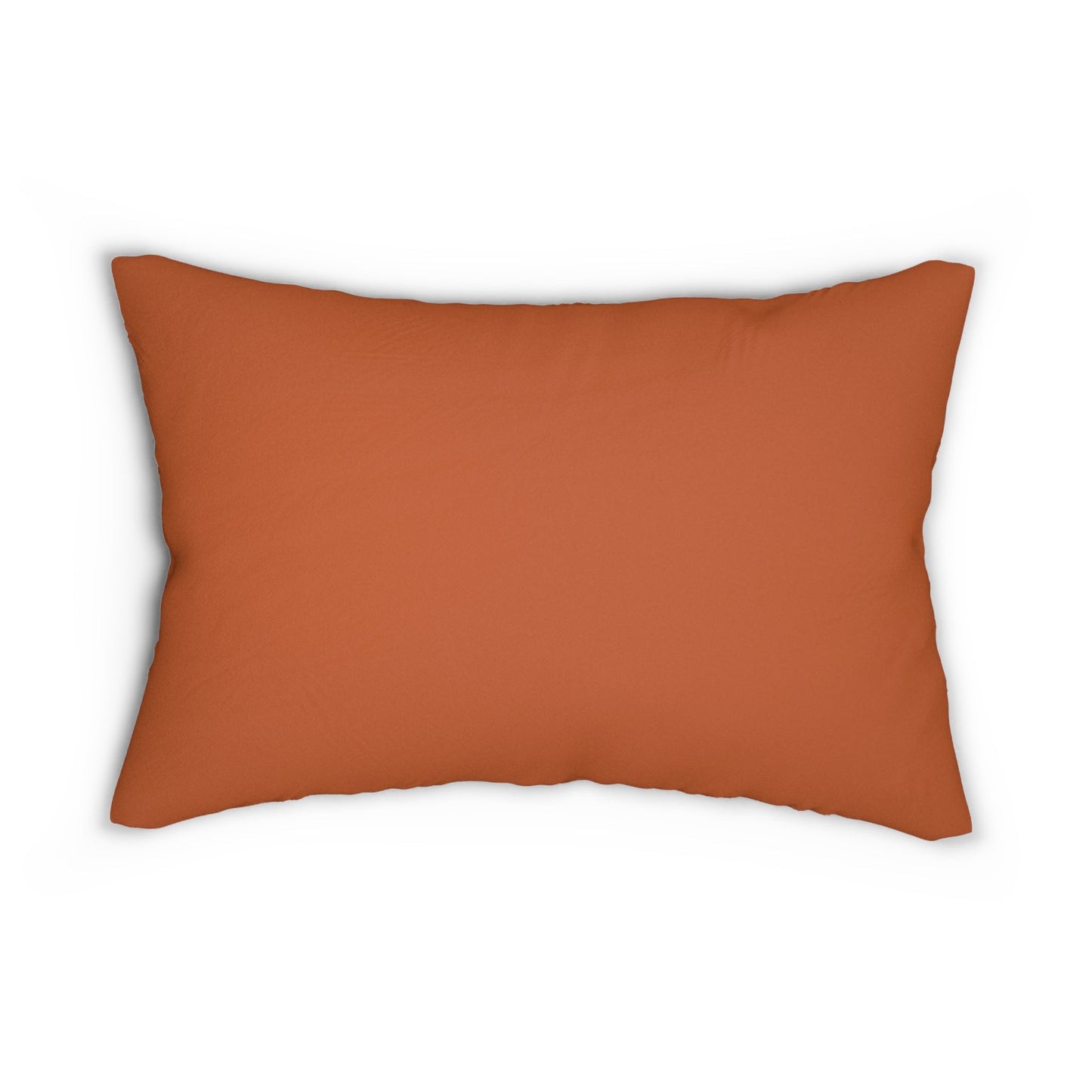 Pillow | Dark Orange & White | Dark