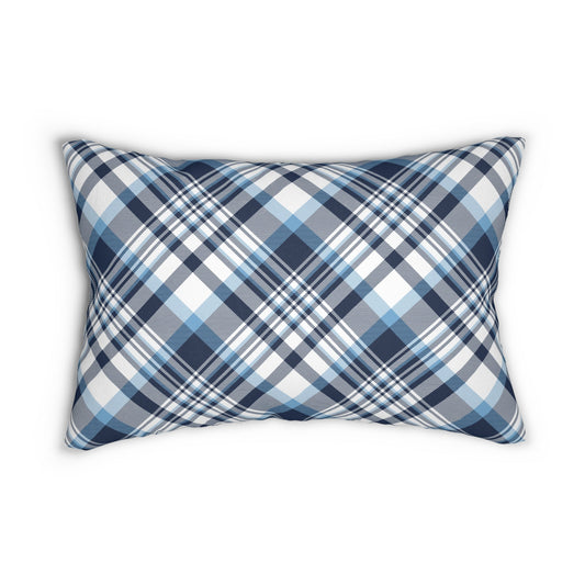 Pillow | Light Blue & White | Tartan