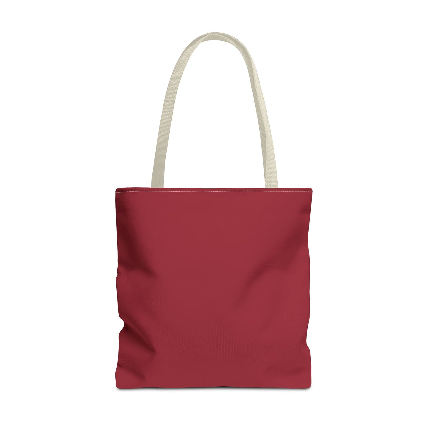 Tote Bag | Maroon & White | Red
