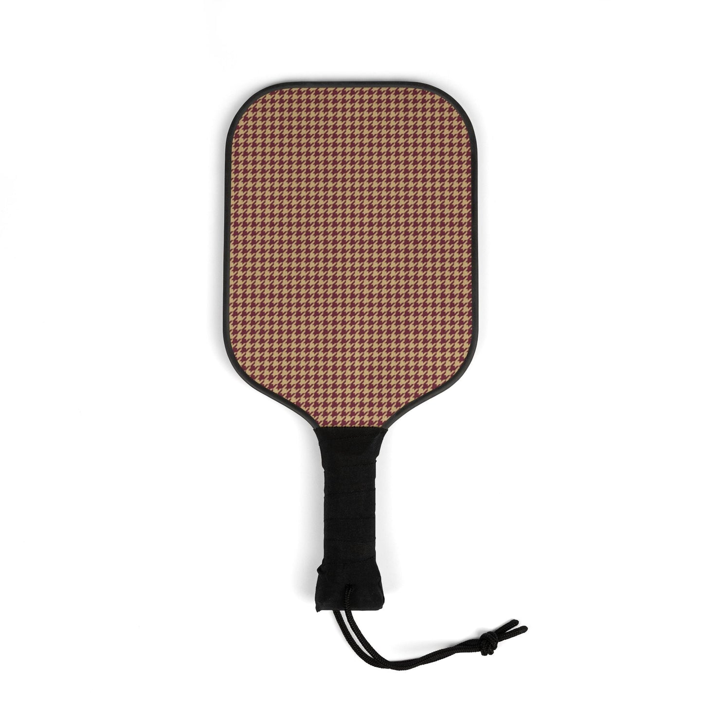Pickleball Paddle Kit | Maroon & Gold | Houndstooth