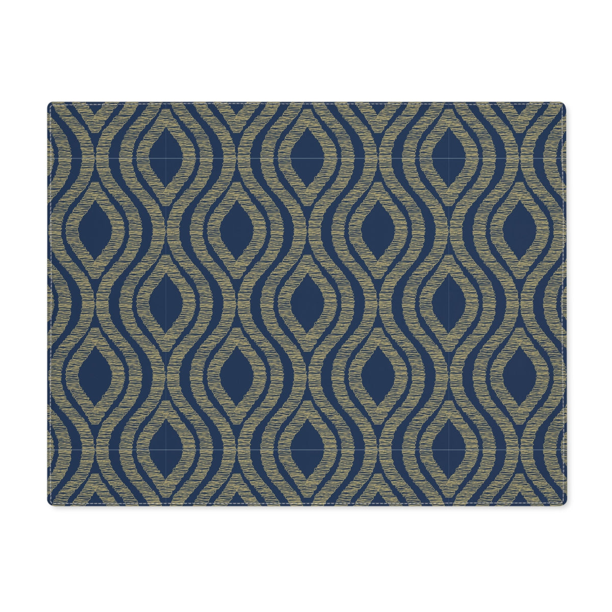 Placemat | Blue & Gold | Ogee