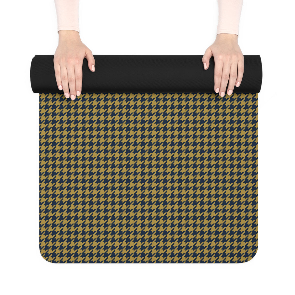 Yoga Mat | Notre Dame, Indiana | Houndstooth