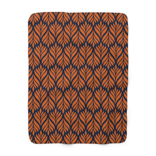 Sherpa Fleece Blanket | Auburn, Alabama | Palm
