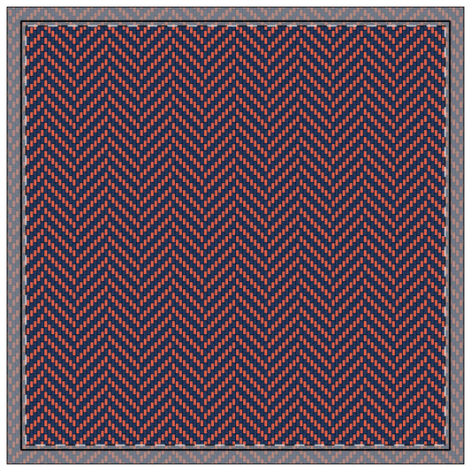 Napkin 4-set | Charlottesville, Virginia | Herringbone