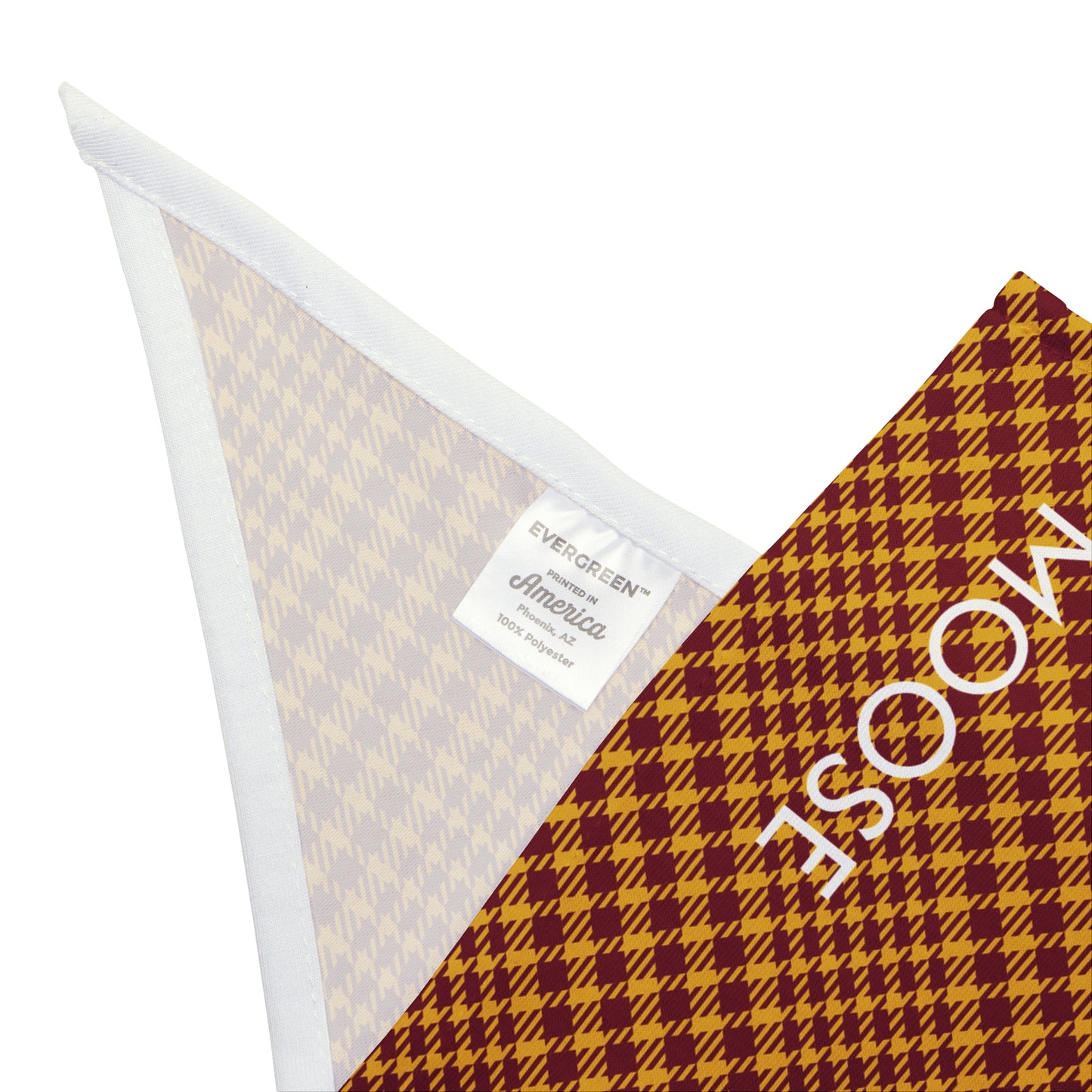 Pet Bandana- Personalized | Red & Yellow | Tweed