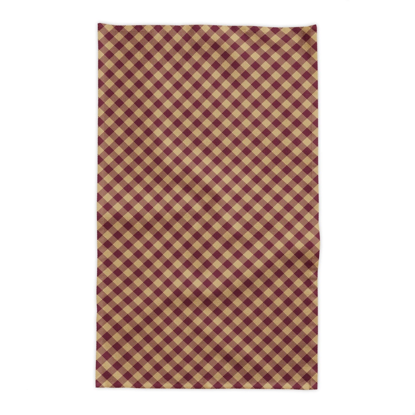 Tablecloth | Maroon & Gold | Gingham