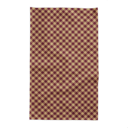 Tablecloth | Maroon & Gold | Gingham