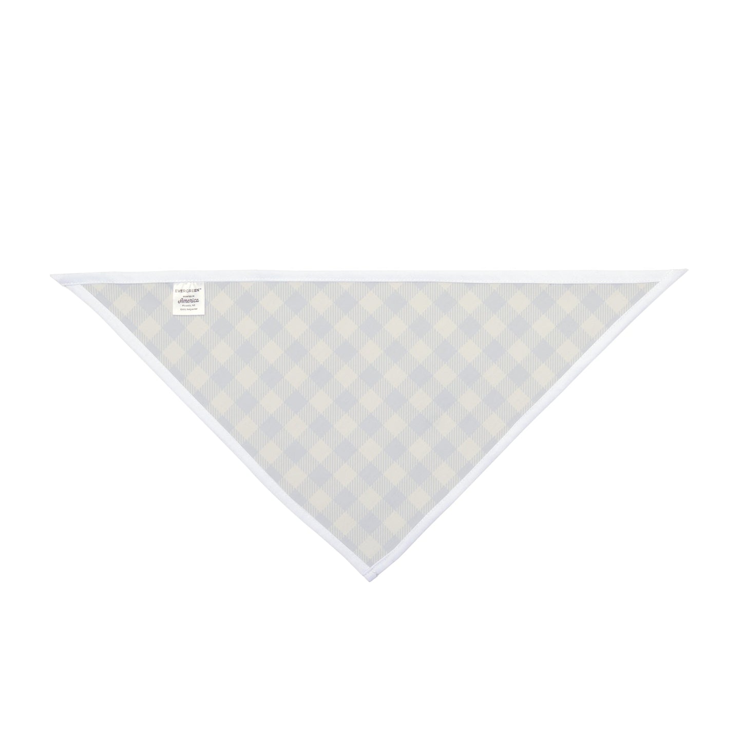 Pet Bandana | Blue & Gold | Gingham