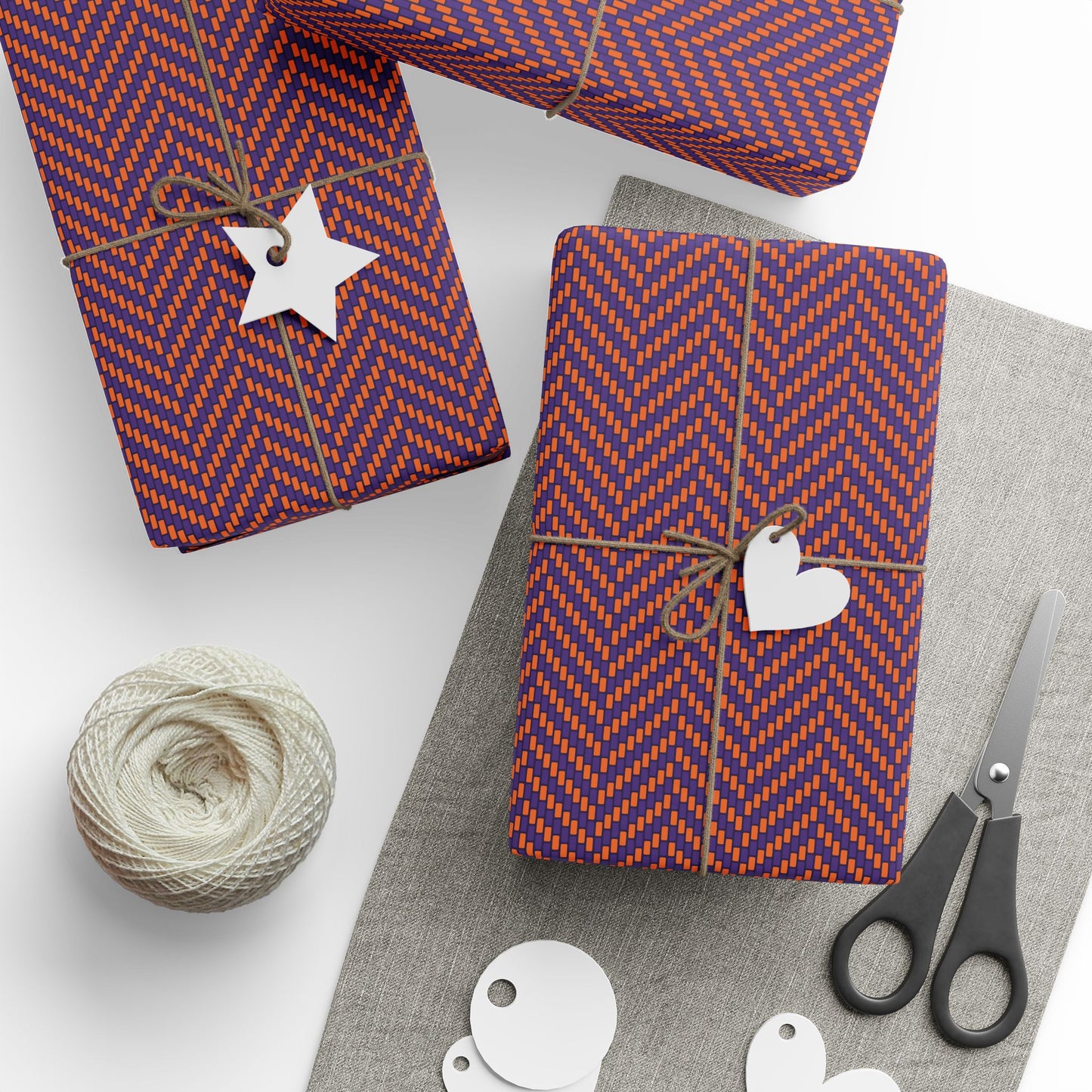 Gift Wrap | Clemson, South Carolina | Herringbone
