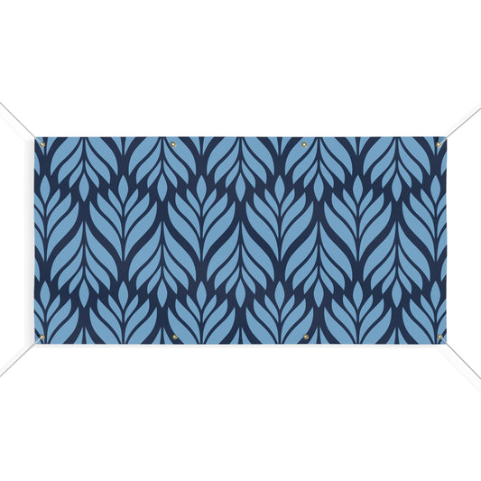 Banner | Light Blue & White | Palm