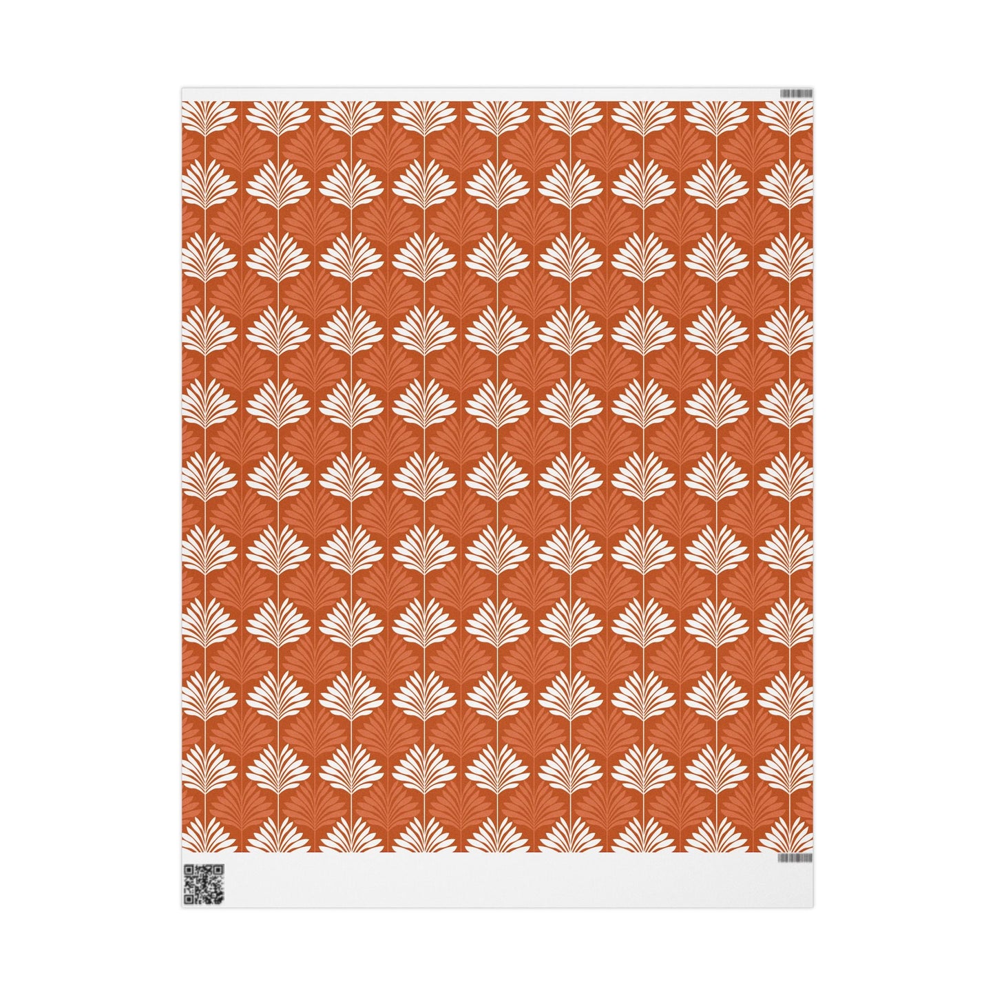 Gift Wrap | Dark Orange & White | Deco
