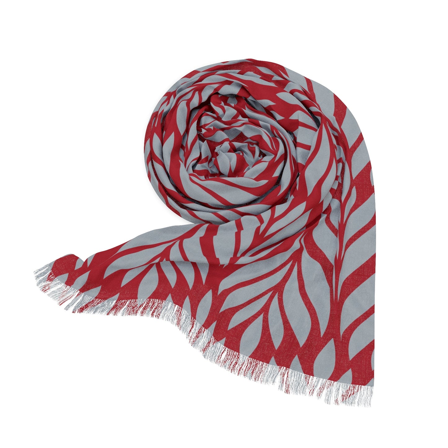 Scarf | Red & Gray | Palm