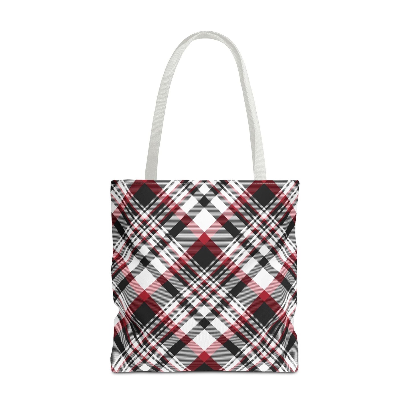 Tote Bag | Red & Black | Tartan