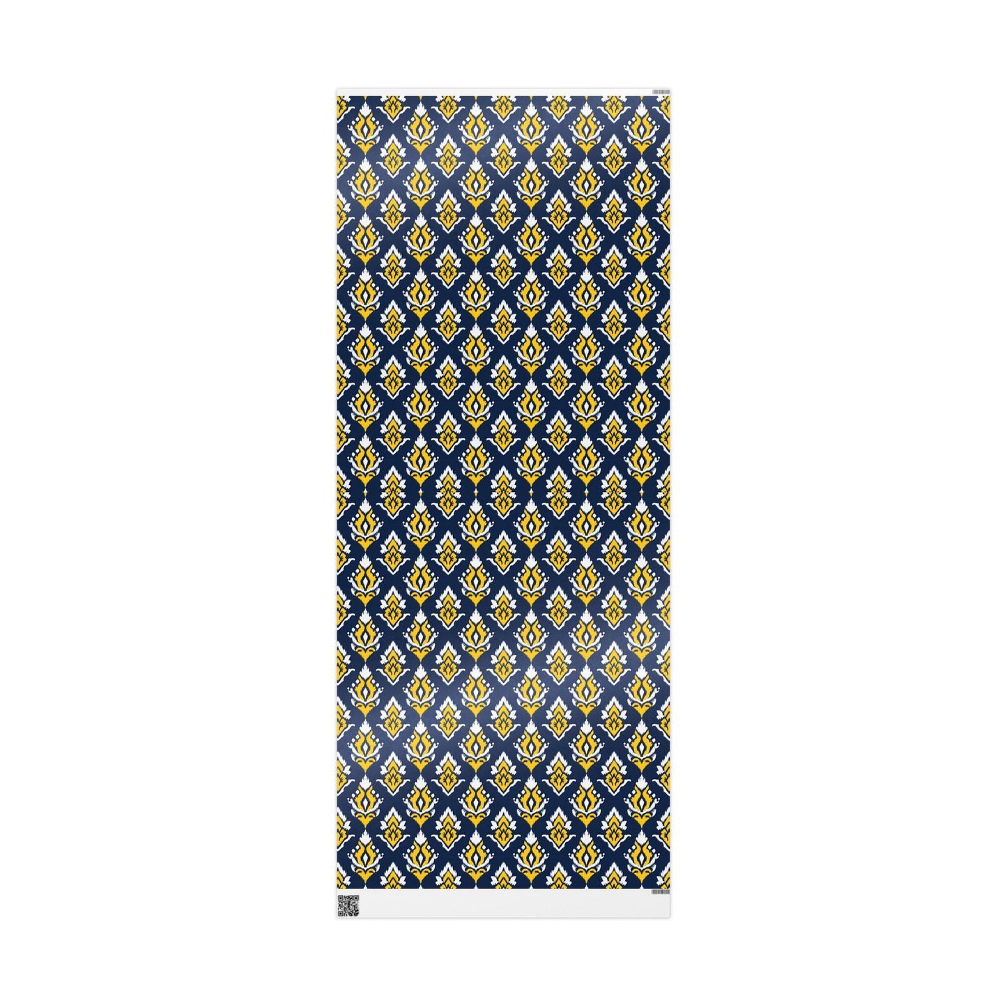 Gift Wrap | Yellow & Blue | Ikat