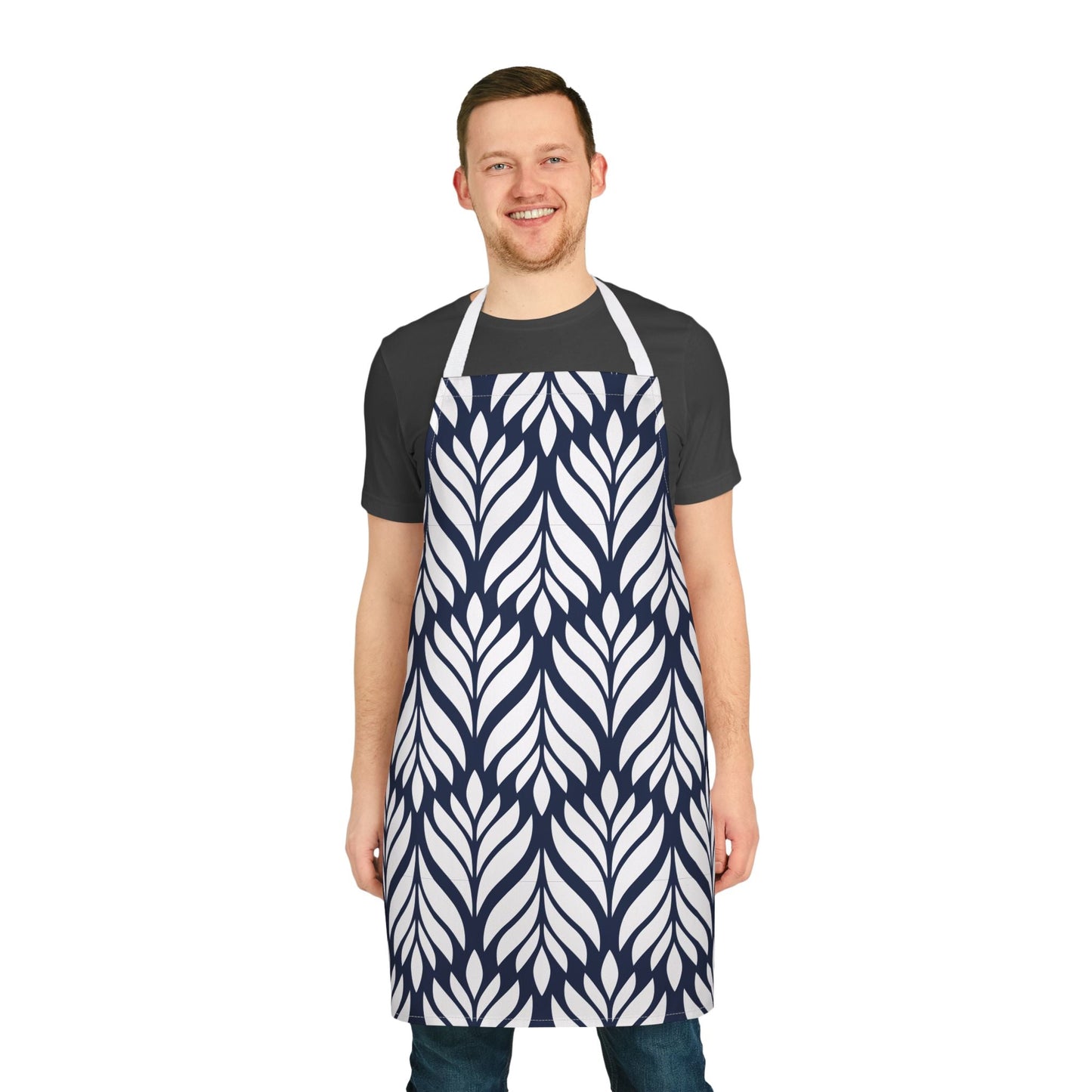 Apron | Navy & White | Palm