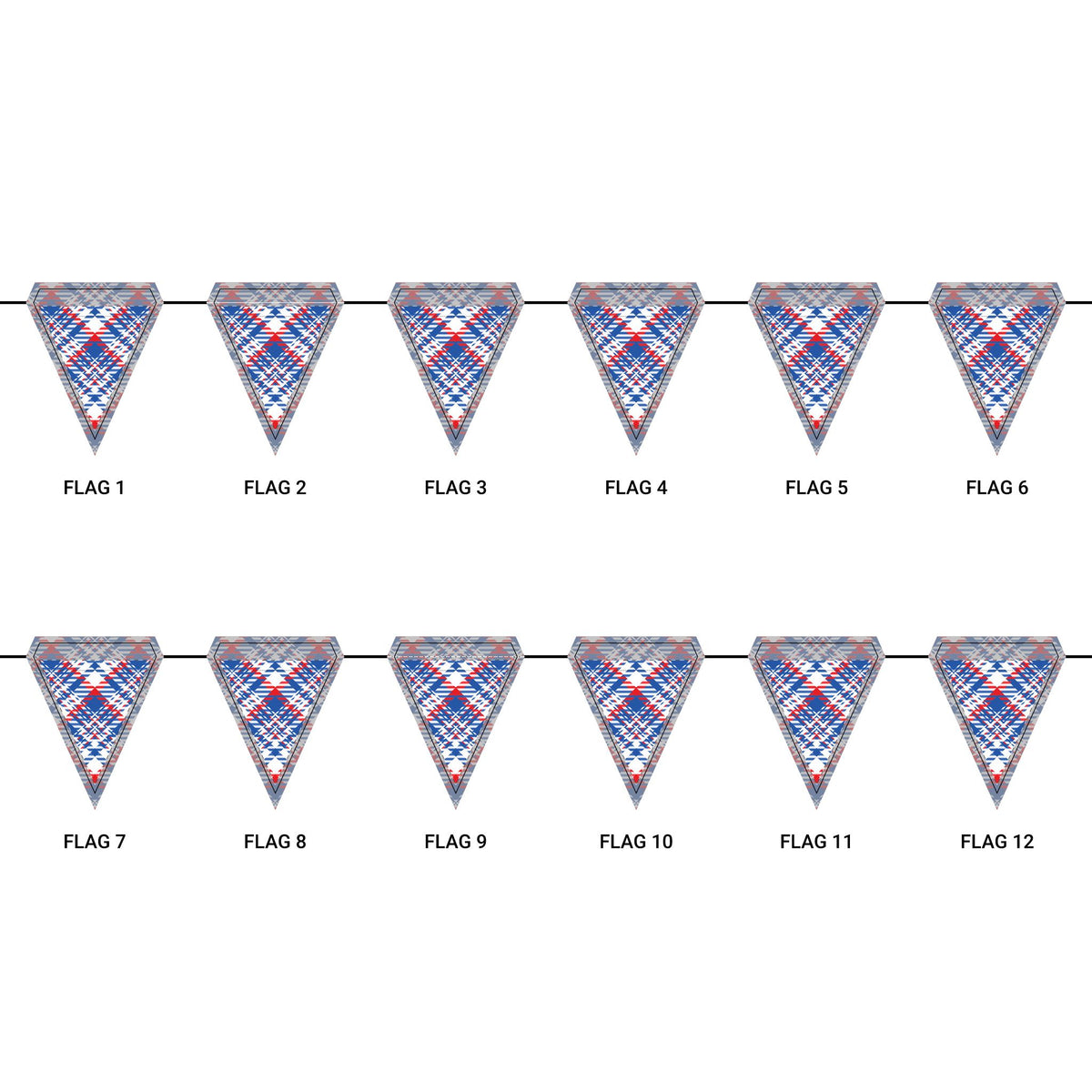 Flag Garland | Lawrence, Kansas | Tartan