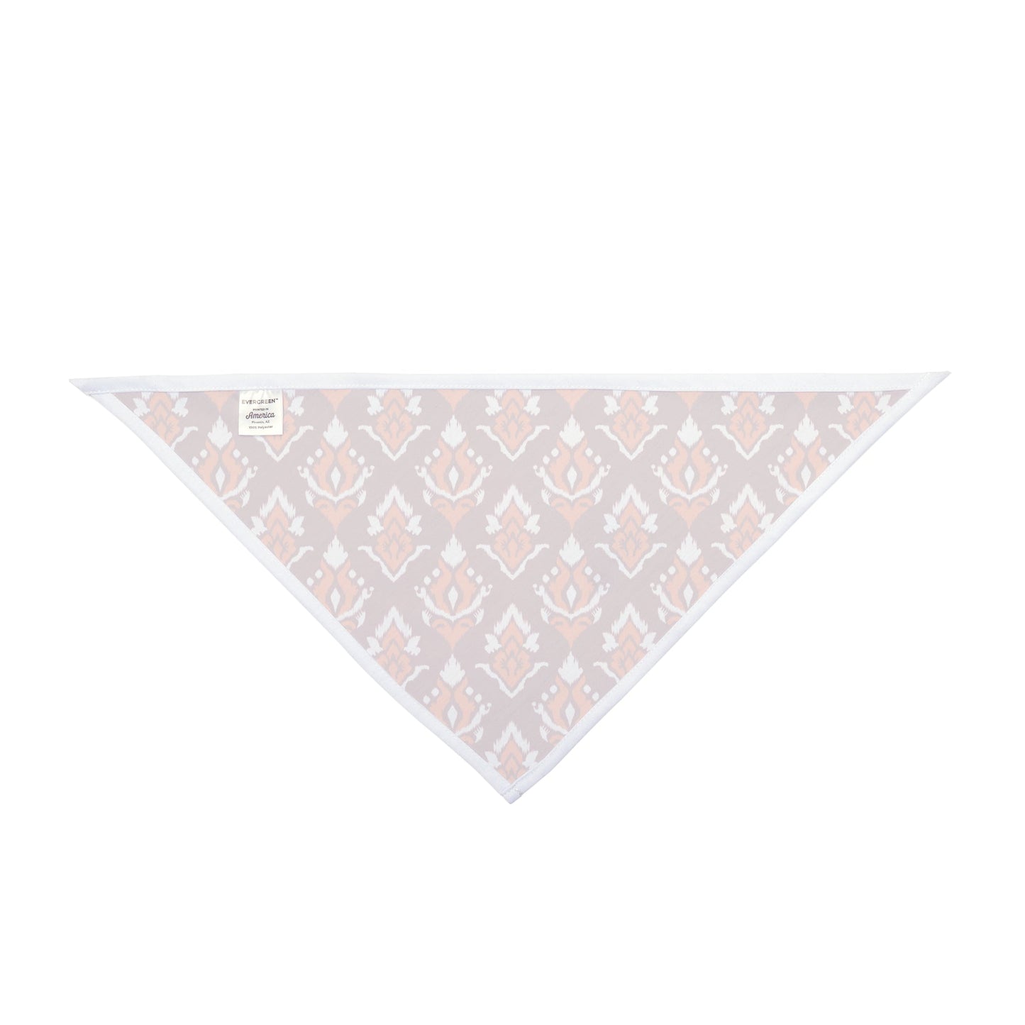 Pet Bandana | Maroon & Orange | Ikat