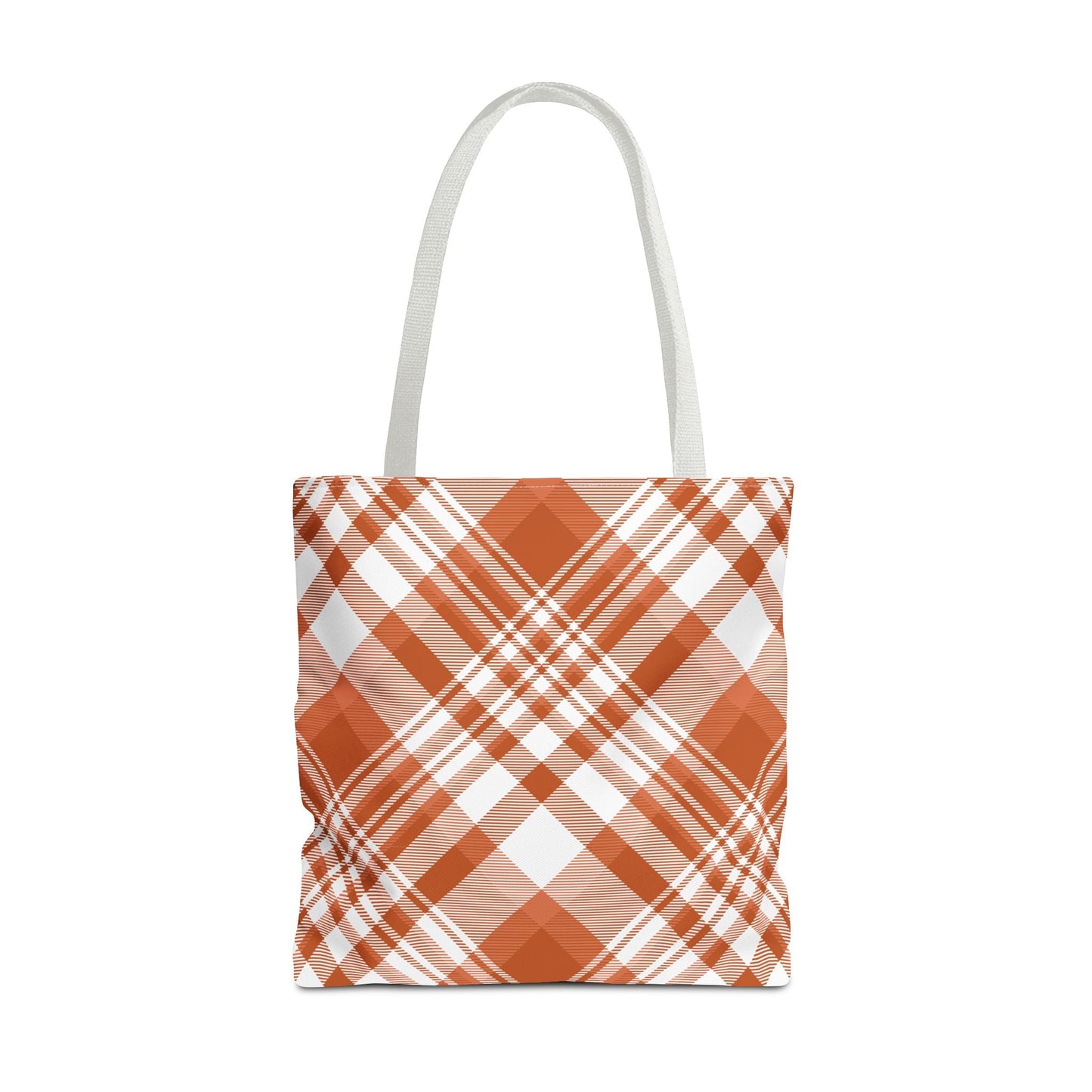 Totes | Dark Orange & White | Tartan