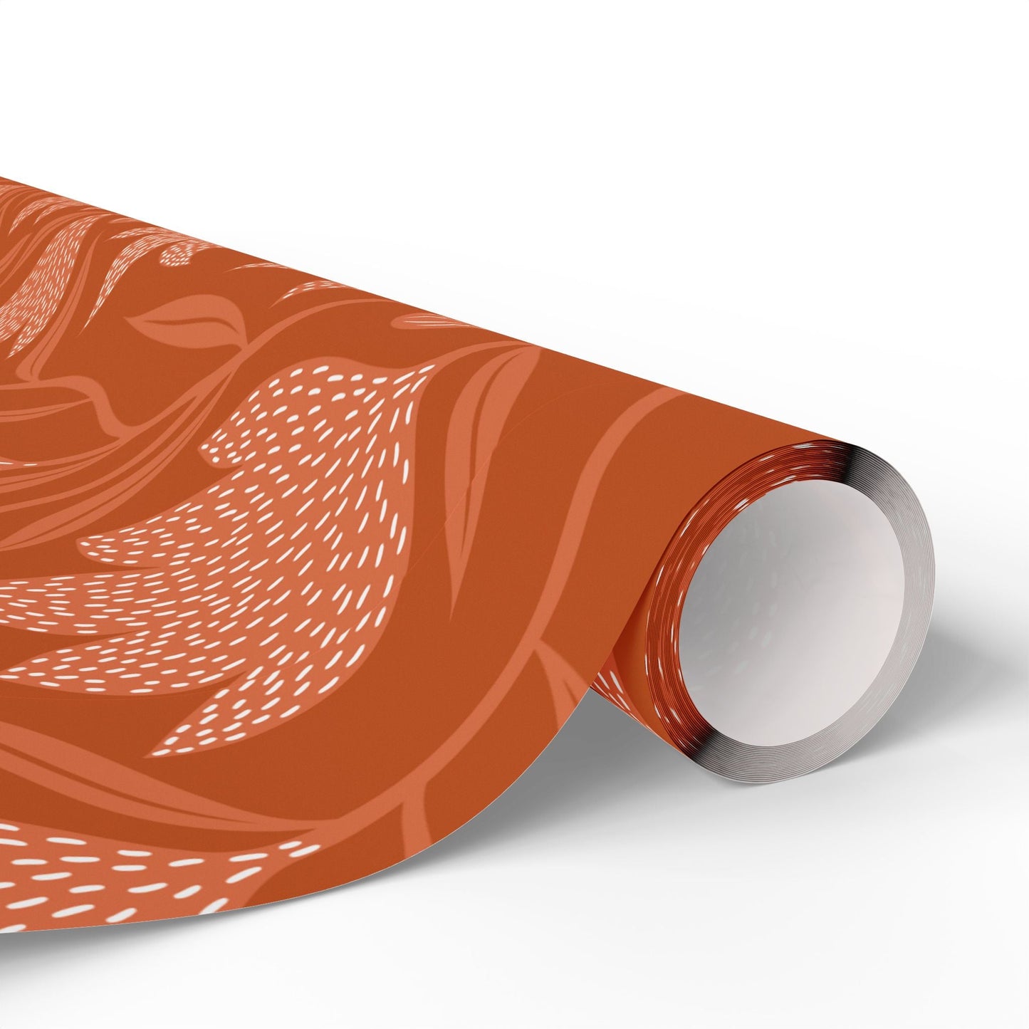 Gift Wrap | Dark Orange & White | Magnolia