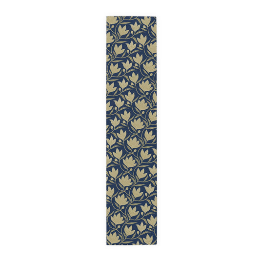 Table Runner | Blue & Gold | Magnolia