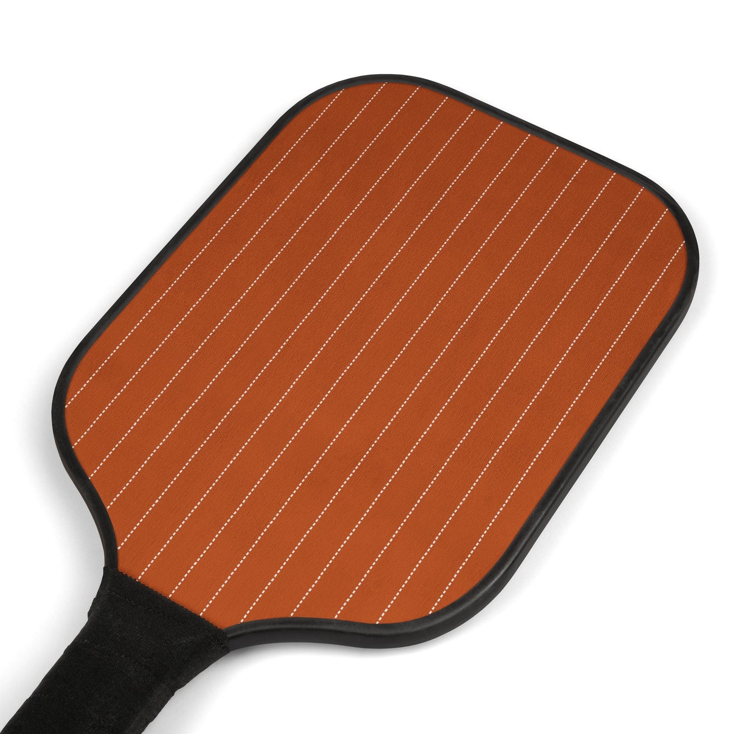 Pickleball Paddle Kit | Dark Orange & White | Pinstripe