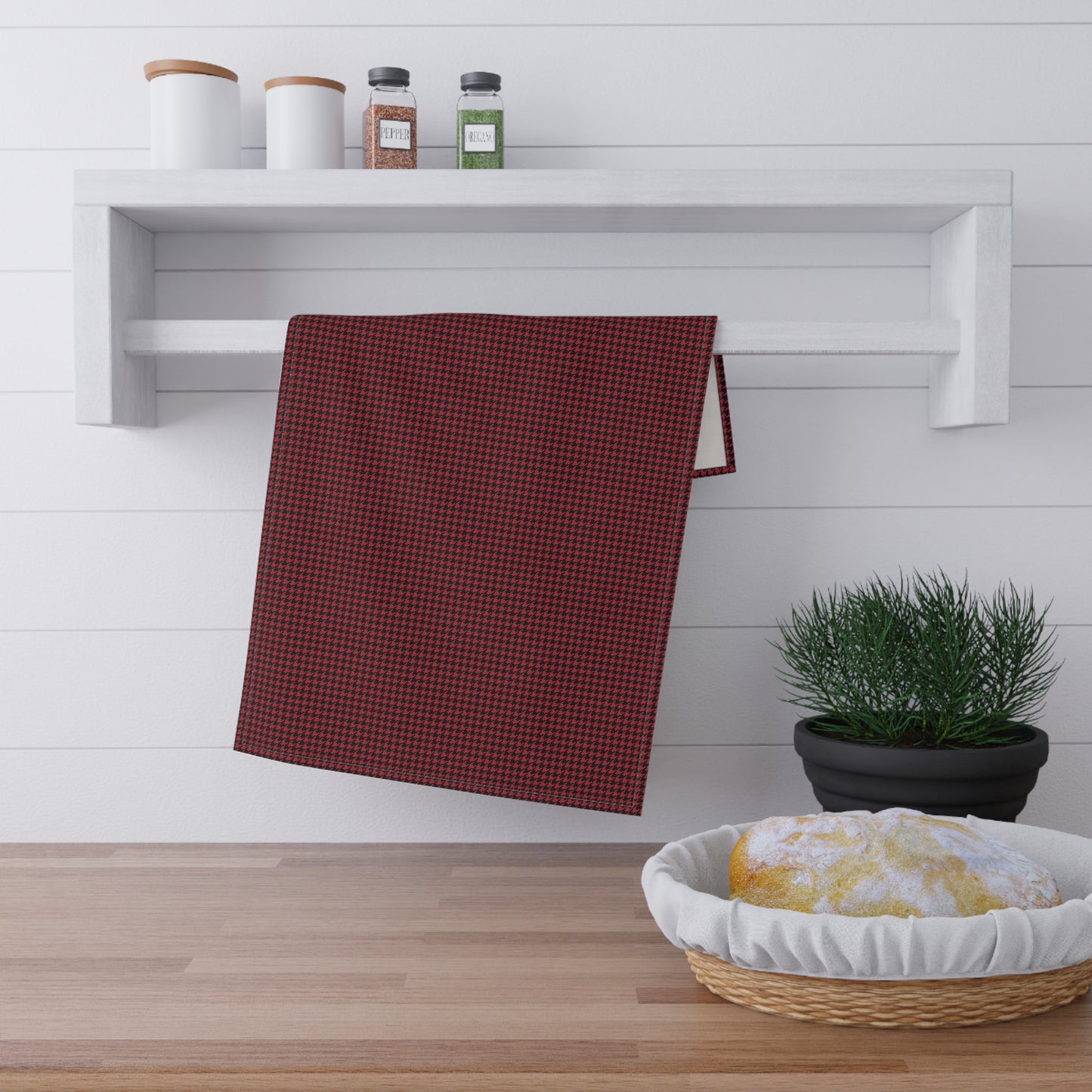 Tea Towel | Athens, Georgia | Houndstooth
