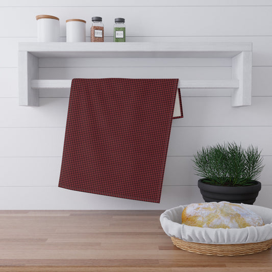 Tea Towel | Red & Black | Houndstooth