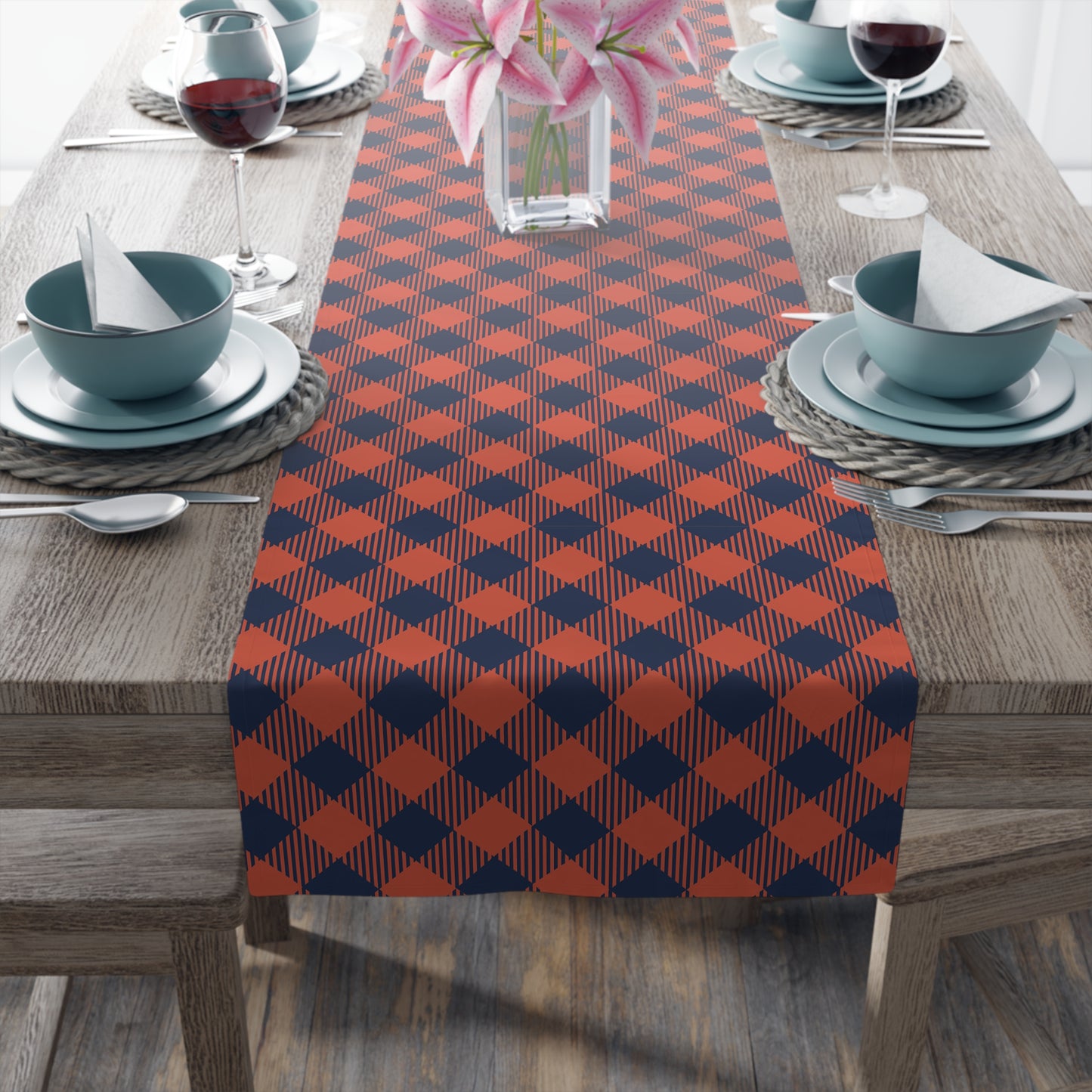 Table Runner | Charlottesville, VA | Gingham
