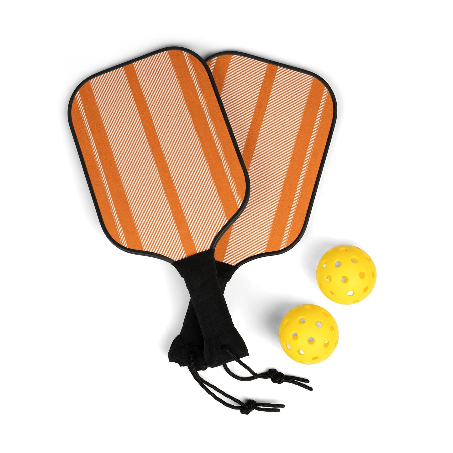 Pickleball Paddle Kit | Orange & White | Stripe