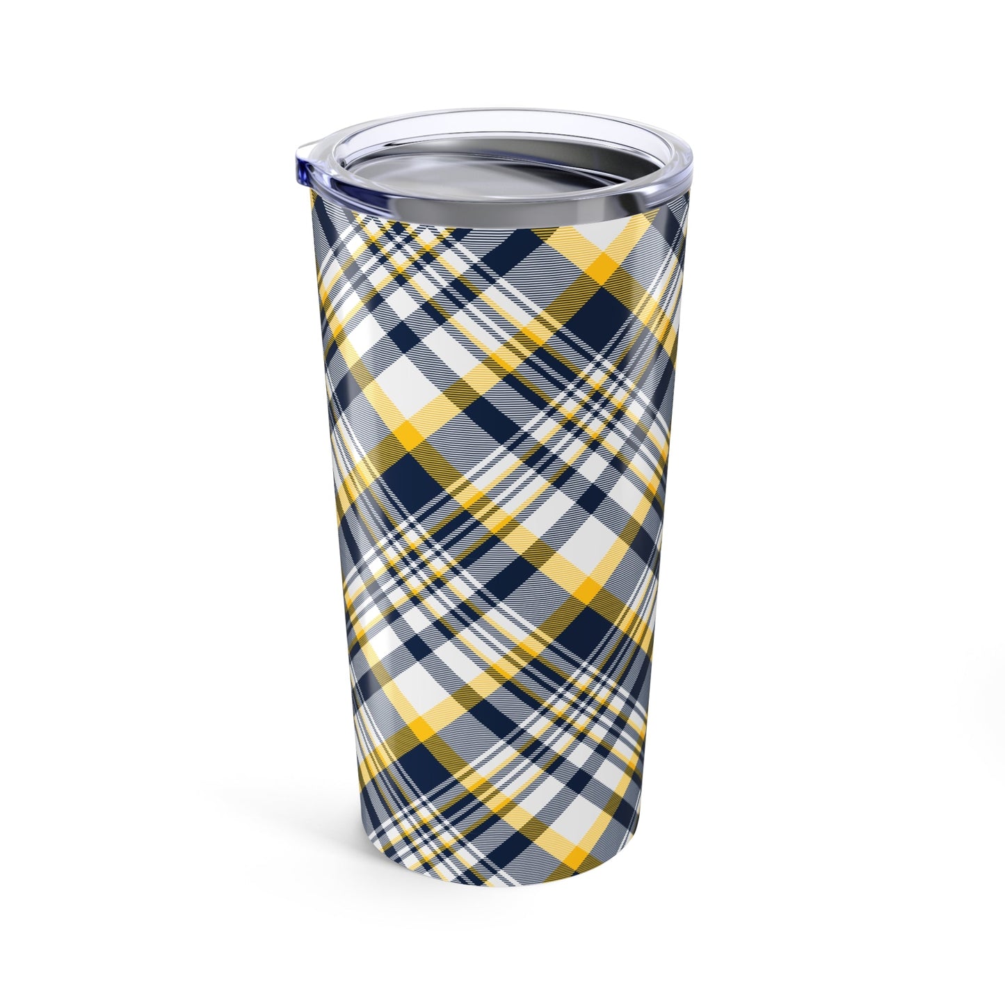 Tumbler | Yellow & Blue | Tartan