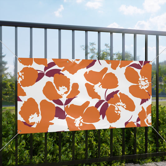 Banner | Maroon & Orange | Poppy