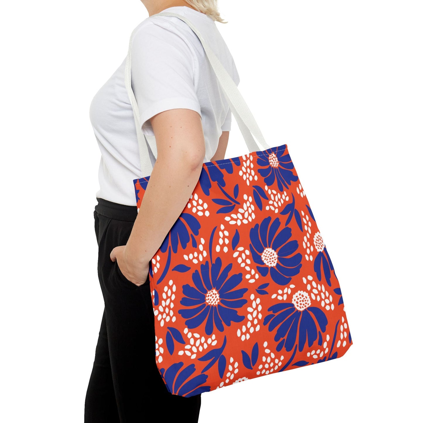 Tote Bag | Bright Blue & Orange | Bellis