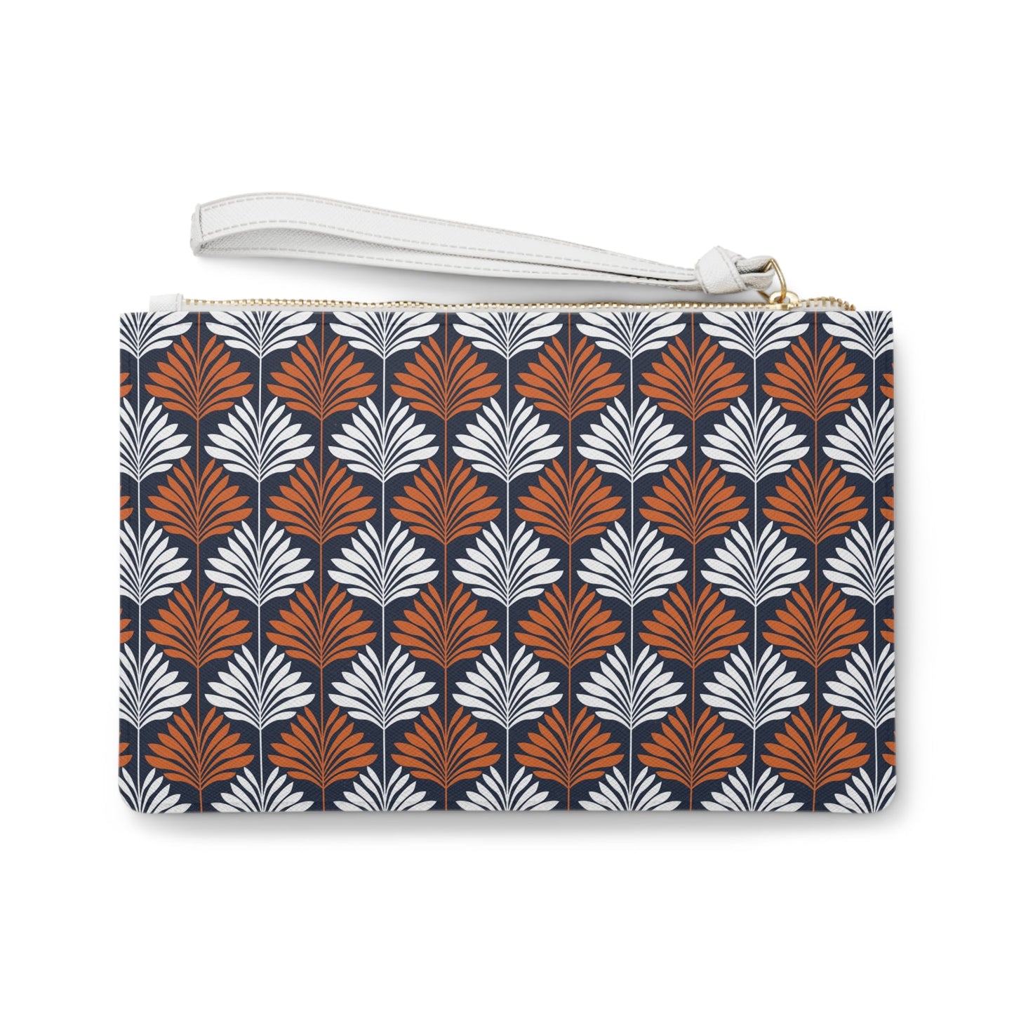 Clutch Bag | Orange & Blue | Deco