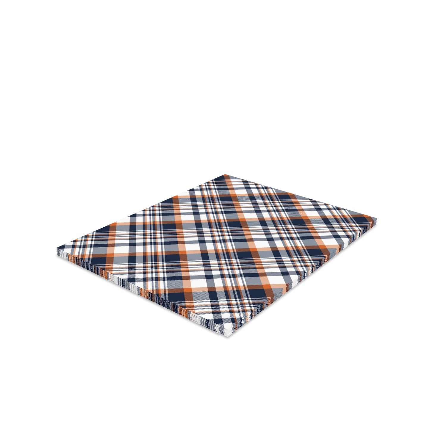 Notecards | Orange & Blue | Tartan