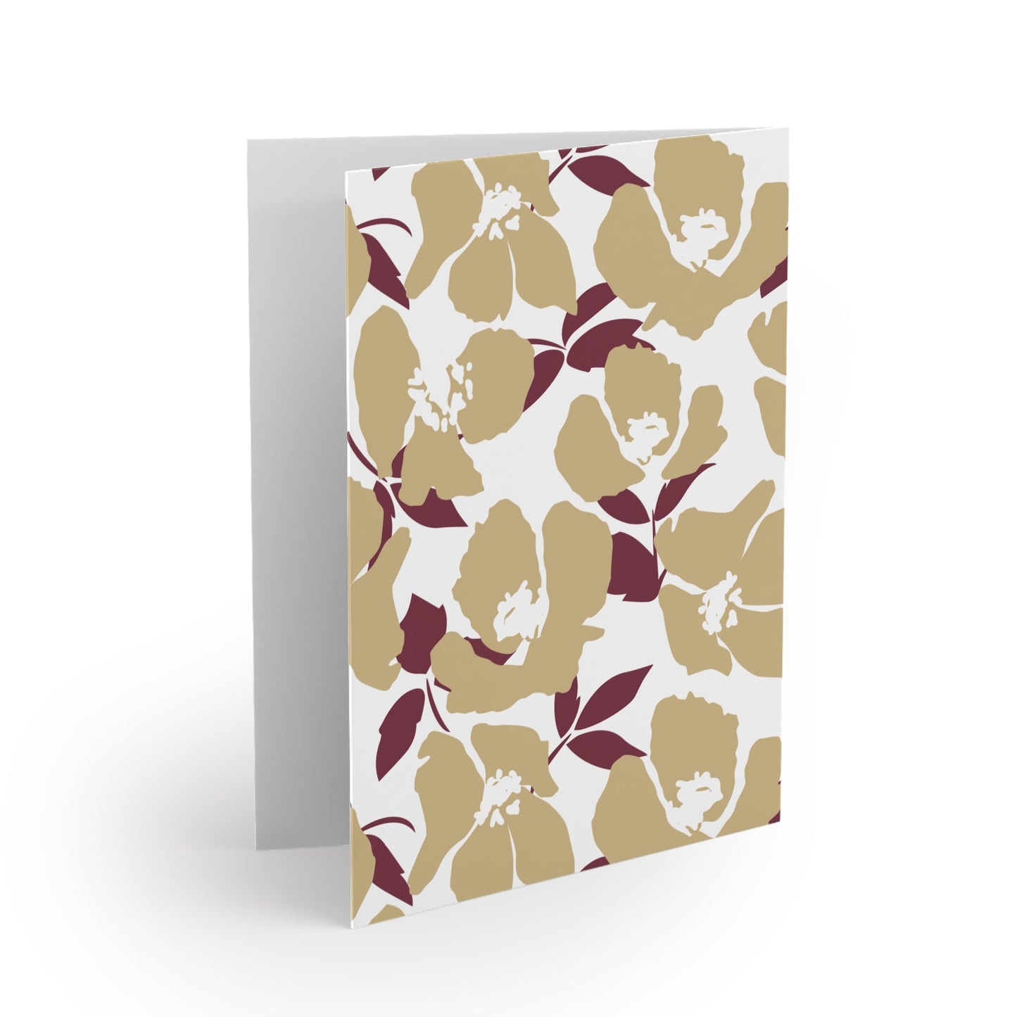 Notecards | Maroon & Gold | Poppy
