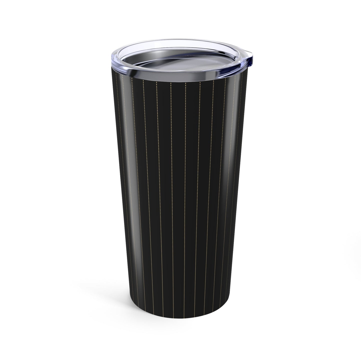 Tumbler | Black & Gold | Pinstripe