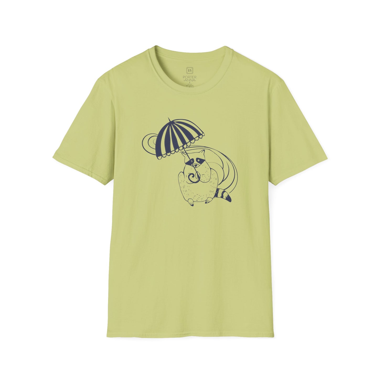 NYP Adult Tee | Raccoon Umbrella
