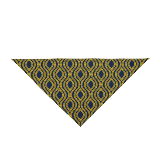 Pet Bandana | Yellow & Blue | Ogee