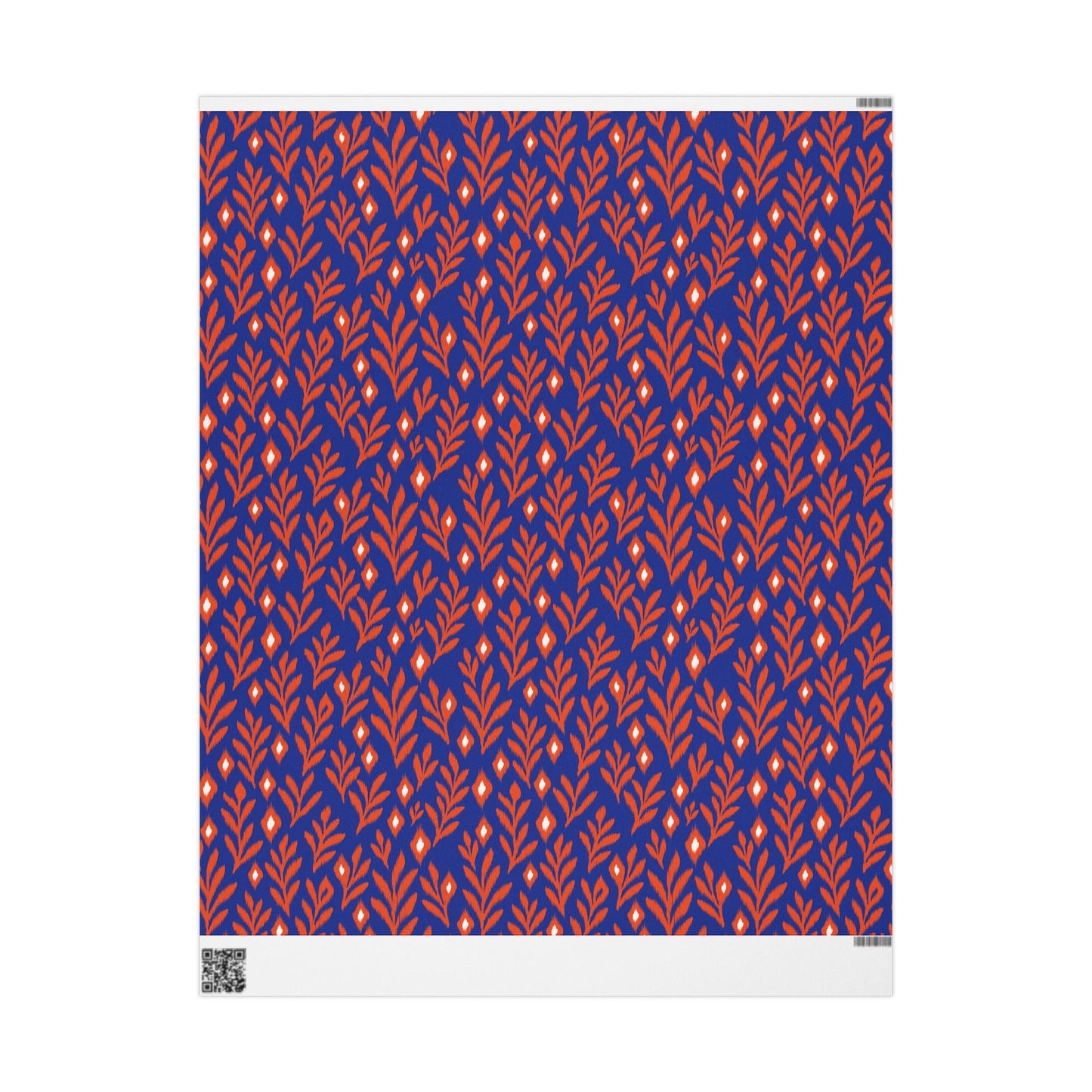 Gift Wrap | Bright Blue & Orange | Laurel