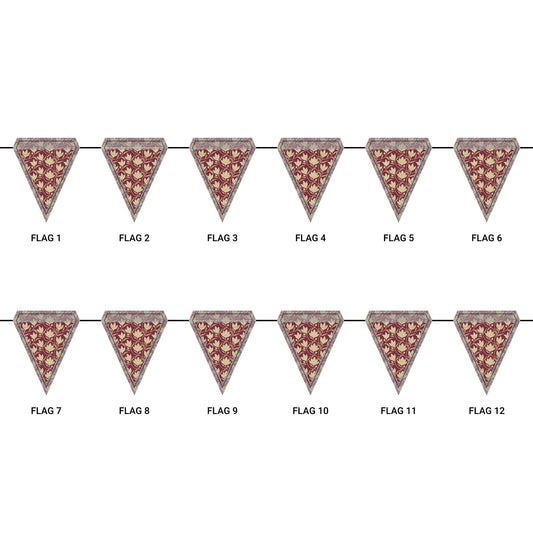 Flag Garland | Maroon & Gold | Magnolia