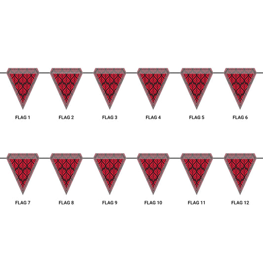 Flag Garland | Raleigh, North Carolina | Palm