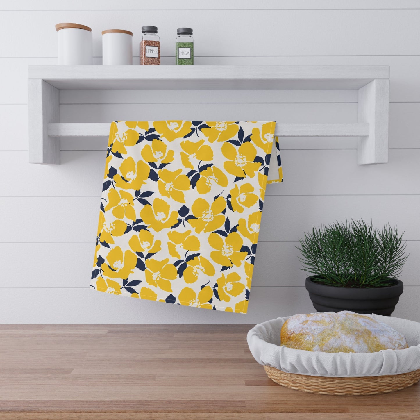 Tea Towels | Yellow & Blue | Poppy